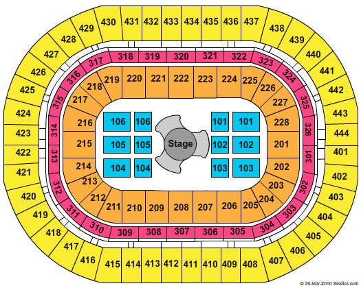 Honda Center James Taylor Seating Chart